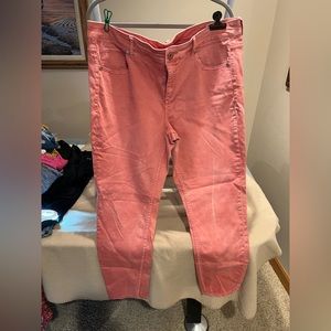 Maurice’s, size 18 jeans, pink, worn once, EXCELLENT CONDITION